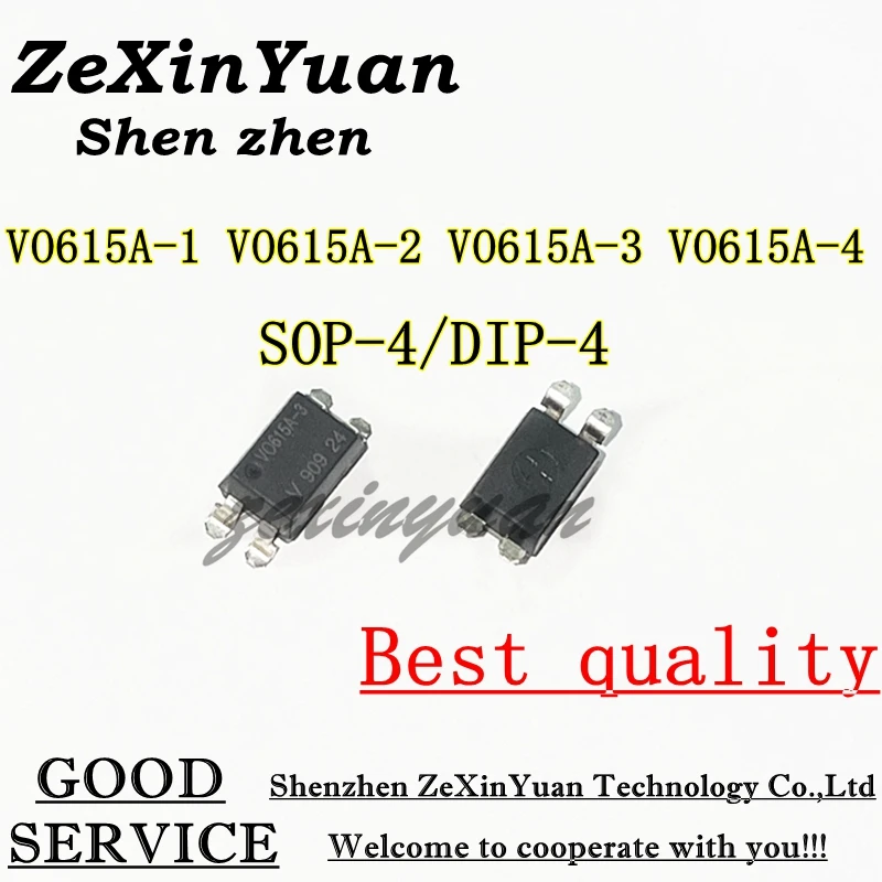 10PCS/LORT VO615A-1 VO615A-2 VO615A-3 VO615A-4 VO615A VO615 DIP-4 SOP-4 Optocoupler