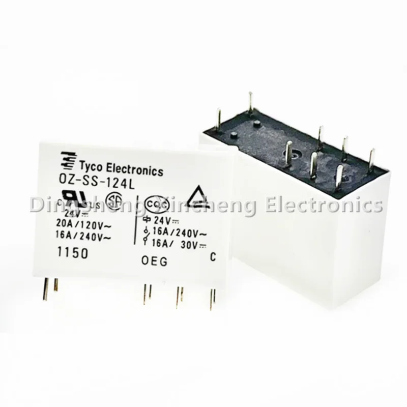 1pcs/lot OZ-SS-112L1 OZ-SS-124L1 OZ SS 112L1 12VDC 12V 114L1 24VDC relay 16A 8PIN Original New TE A Set Of Transformations