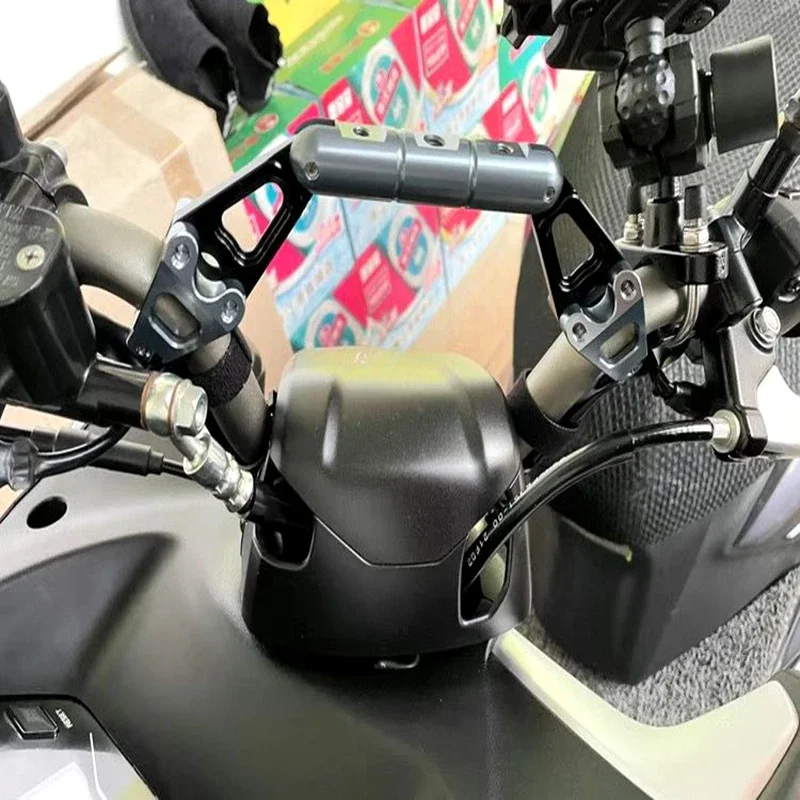 Scooter Handlebar Accessory Mounts For YAMAHA  FORCE155 SMAX155 ZY125T-14 CNC Aluminum Alloy Modification Accessories