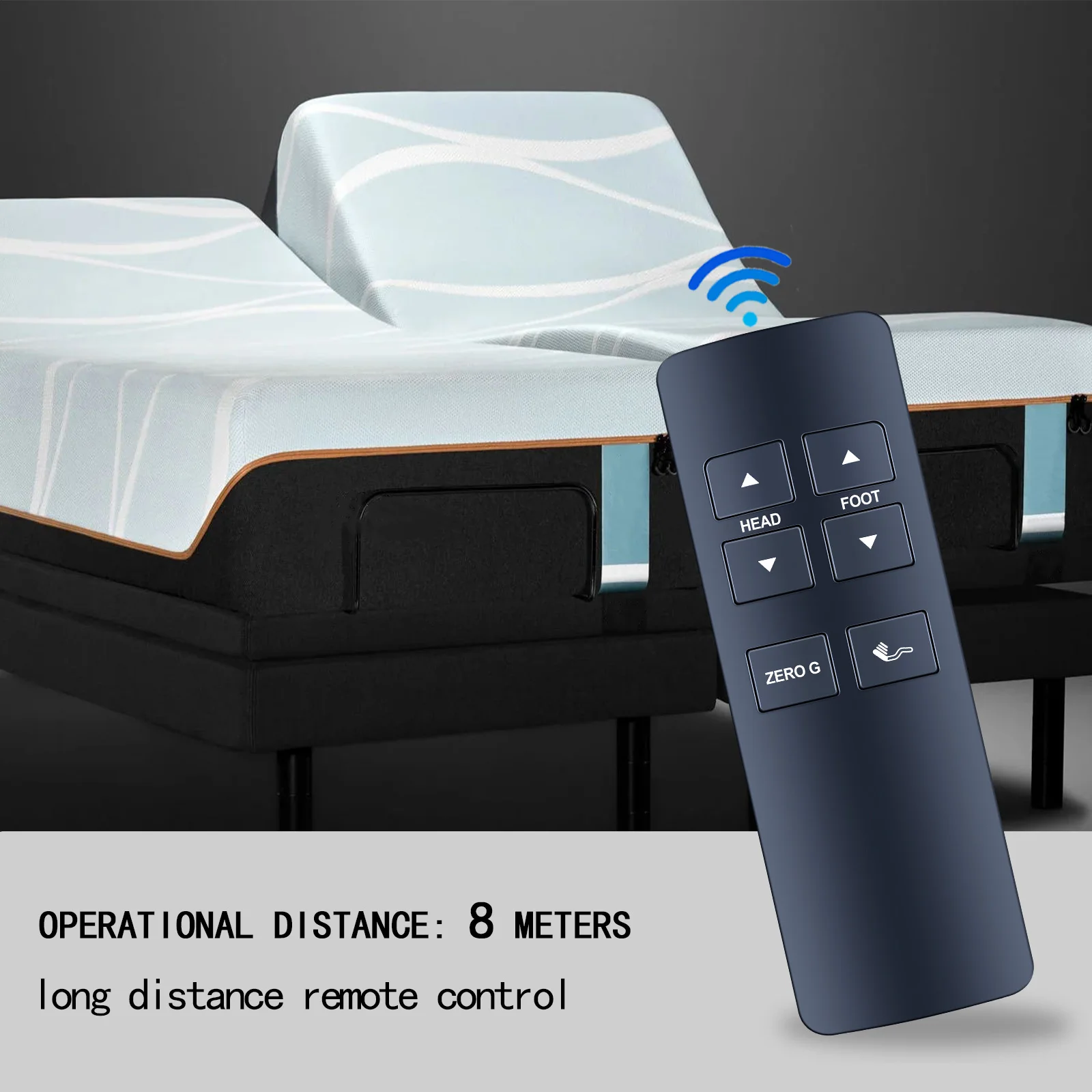 

New RF258GA Remote Control For Smart Motion Beautyrest JLDK.27.10.06 Adjustable Base
