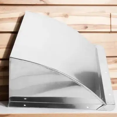 غطاء غطاء عادم معدني بفتحة تهوية عادم من الفولاذ المقاوم للصدأ بمظهر كلاسيكي مضاد للتشوه لغطاء فتحة تهوية من الفولاذ المقاوم للصدأ في الهواء الطلق للمطبخ #6