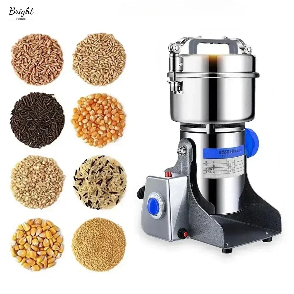 Electric Grain Mills New 800g Grains Spices  Cereals Coffee Dry Food Grinder  Mill Beans Crusher Coffee Machine Powder Crusher