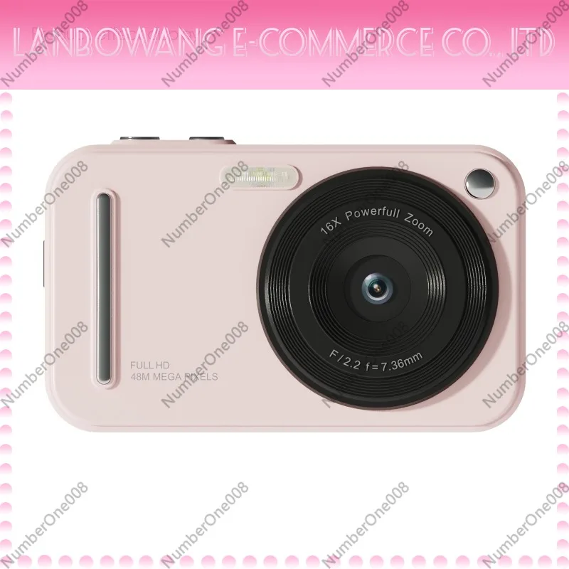 72MP CCD Digital Camera, 16X Optical Zoom, 2.4-Inch HD Action Camera, Portable Photography Camcorder