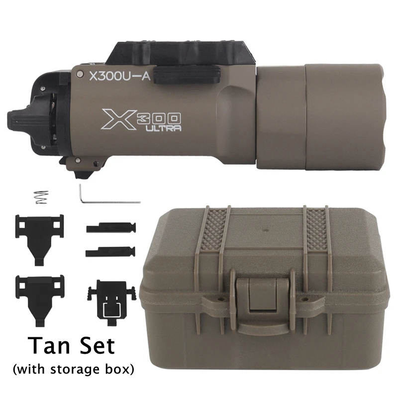 X300-A Tactical Hanging Flashlight (SF model) Tactical Gun Lamp Alloy shell with left and right dual switches