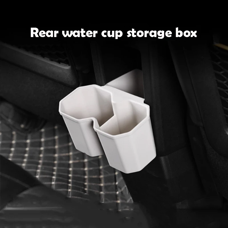 

For Chery ICAR V23 ICAUR V23 2024 2025 2026 Cup Storage Box Rear Exclusive Lossless Installation Car Accessories