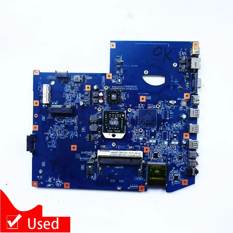 Used 09243-1 JV71-TR 48.4FP02.011 MBPJD01001 MB.PJD01.001 S1 DDR2 Laptop Motherboard For Acer Aspire 7540 7540G 7540Z