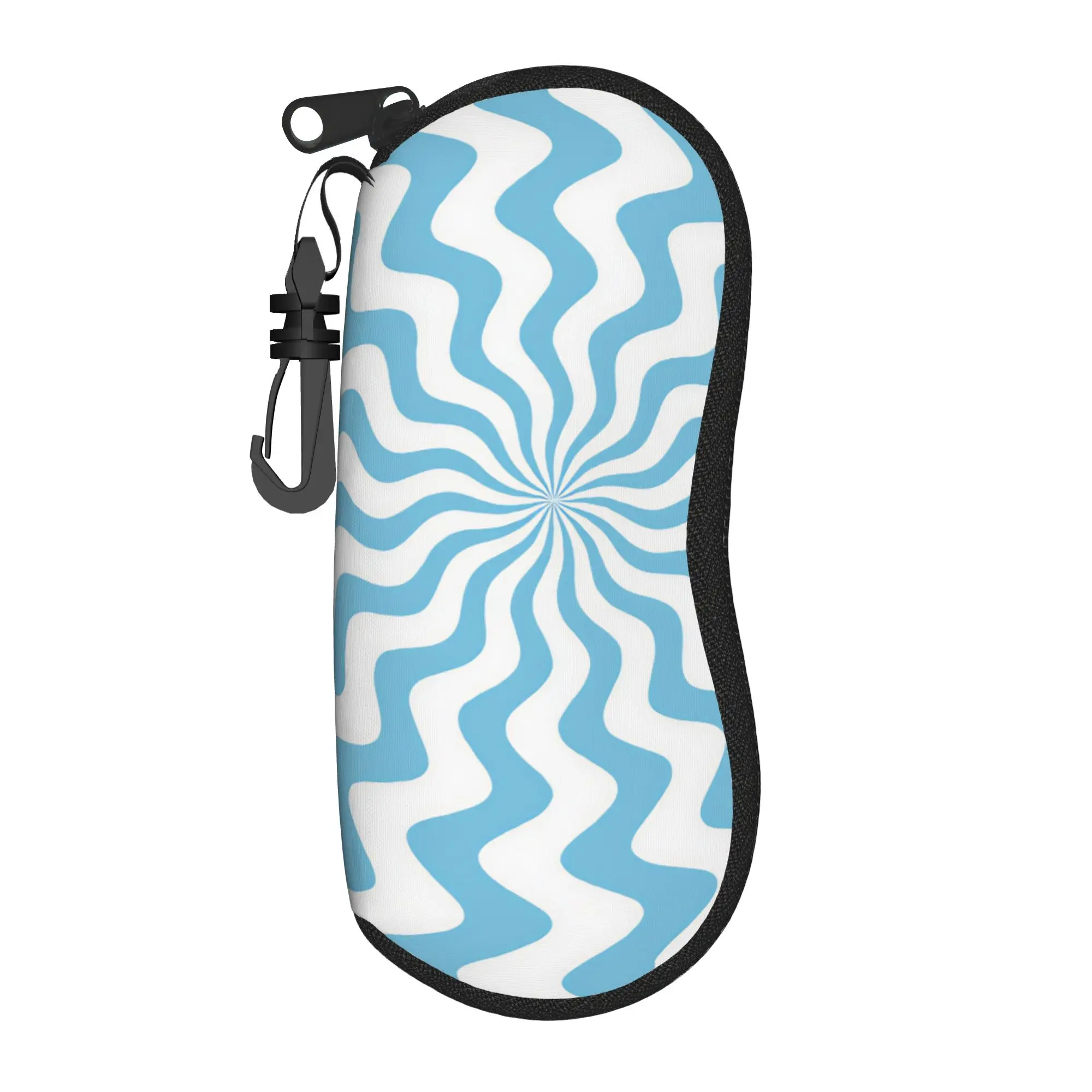 Abstract Swirl Disorder Glasses Case Cover  Portable Sunglasses Case Classic Pocket Eyeglass Protector Men Women Eyewear