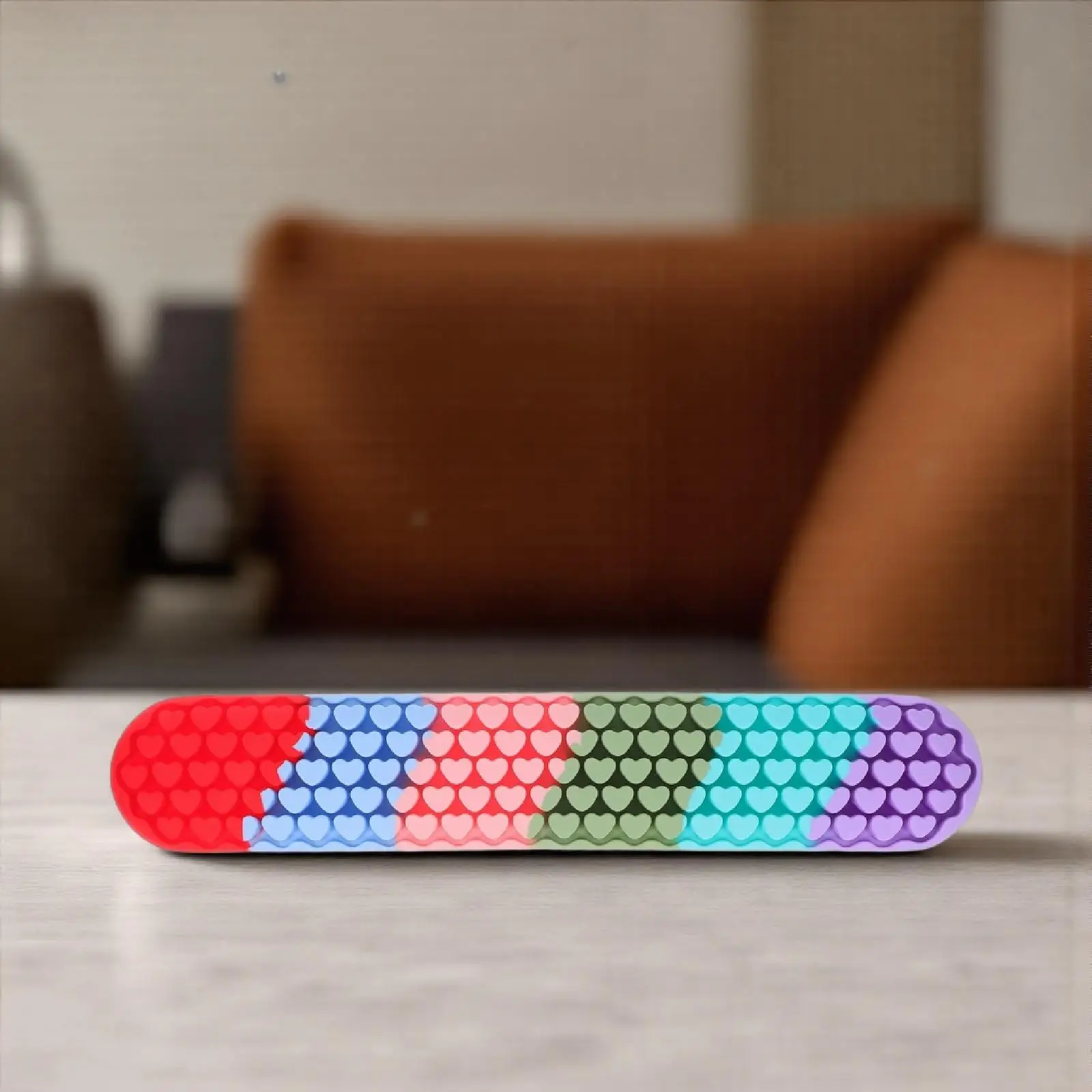 

Office Keyboard Rest Large Heart-Shaped Silicone Wrist Pad Ergonomic Desk Arm Rest For Computer Laptop Gaming Wrist