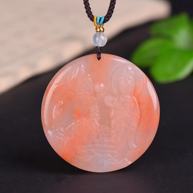 

Exquisite and Fashionable High Ice Round Guanyin Jade Brand