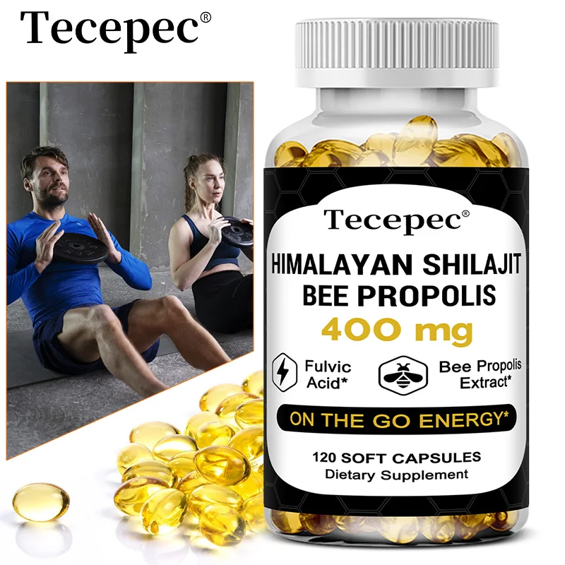 Himalaya Shilajit Propolis, Fulvic Acid, Energy, Brain Memory, Nervous System, Concentration and Brain Cell Health