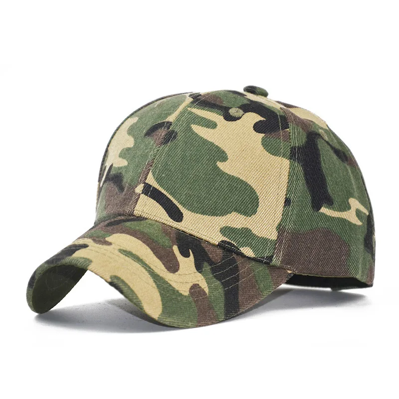 Outdoor Camping Hiking Trekking Adjustable Hat Summer Men Camouflage Tactical Army Baseball Caps Sports Sun-Proof Casual Hat