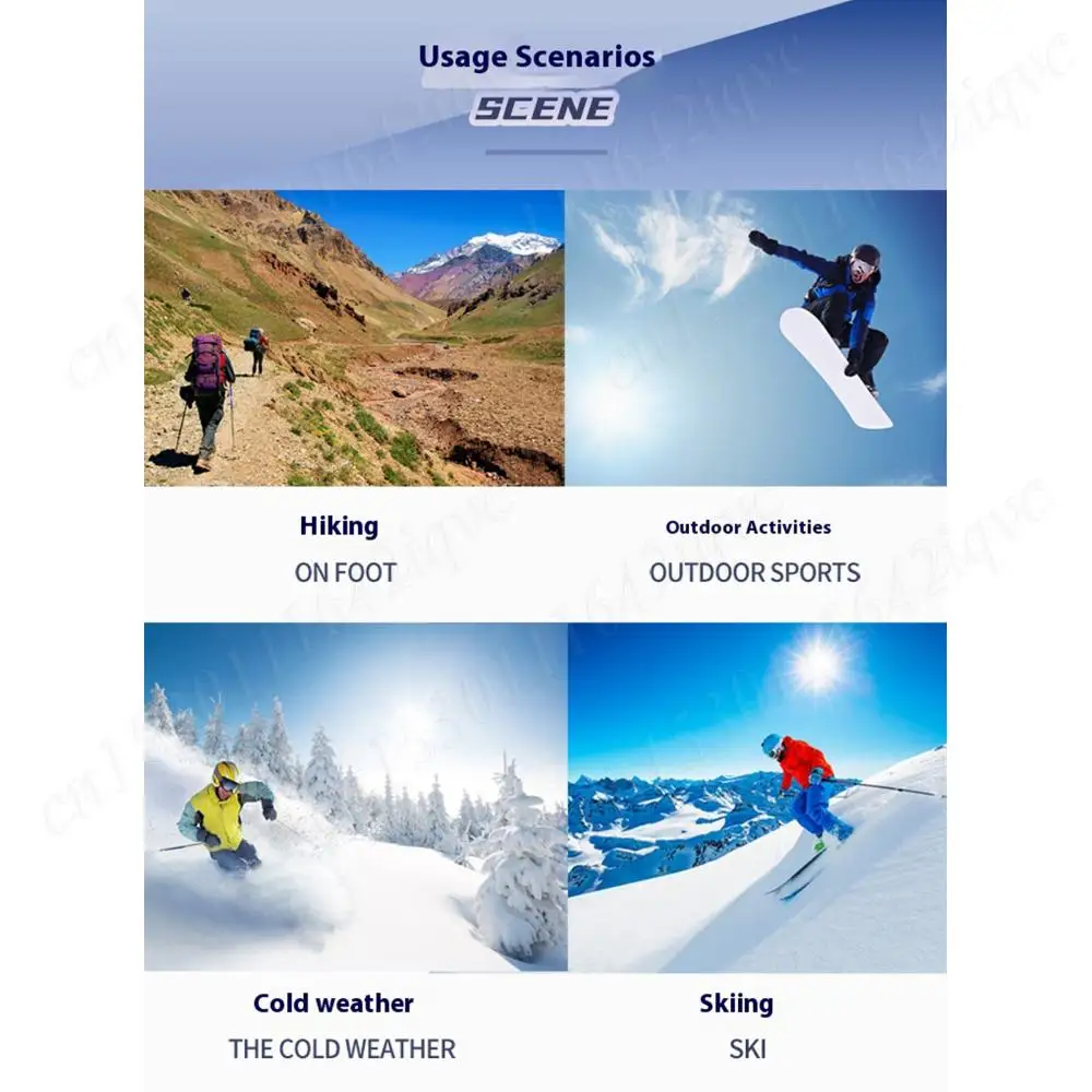 الشتاء الحراري التزلج الجوارب المضادة للانزلاق فوق الركبة الدافئة جوارب من الصوف. على الجليد رشاقته الجوارب للمشي في الهواء الطلق تسلق الرياضة