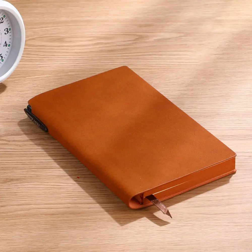 Durable Soft A6 Notebook Retro Fashions Leather Diary Non-bleeding Ink Thickened Pocket Notebook School Supplies