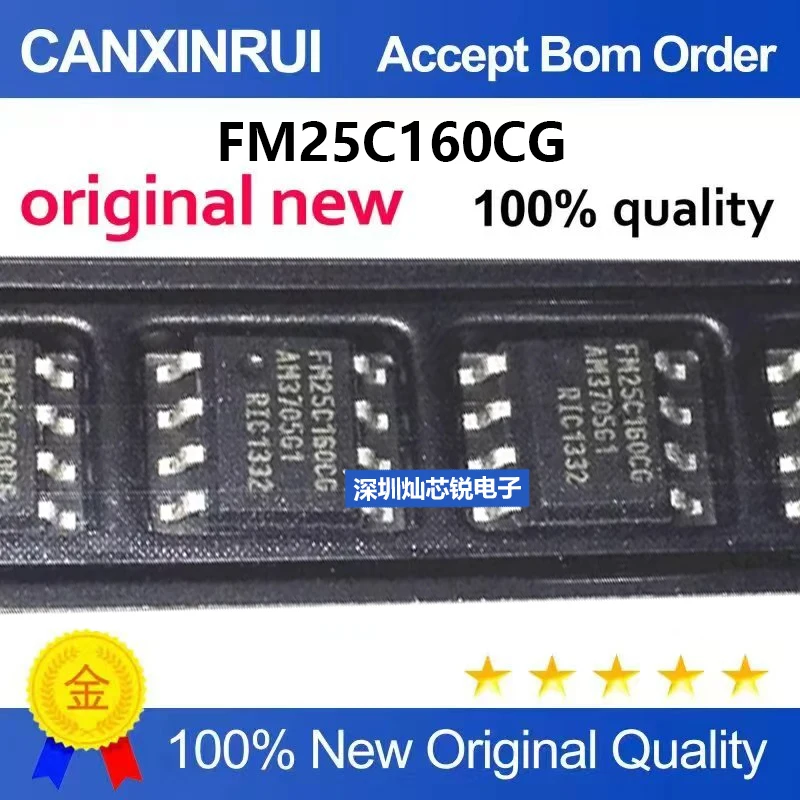 (5-100pieces)FM25C160 FM25C160CG Ferroelectric Memory SOP8