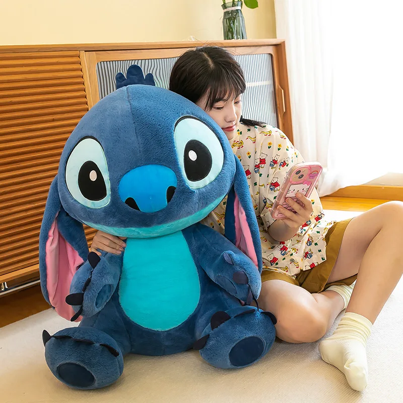 Cartoon Plush Station Style Stitch Dolls Toys Starry Baby Giant Plushies Stuffed Stitch Doll Children\'s Birthday Gifts for Girls