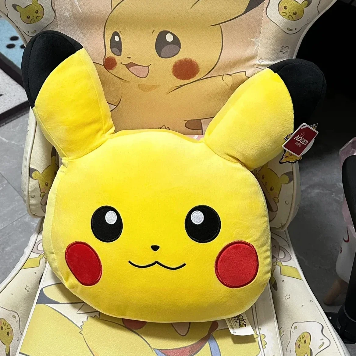 

Original With Tag Cartoon Pikachu Plush Toy Very Soft Stuffed Anime Plushies Comfortable Back Cushion Sofa Bed Home Decor Pillow