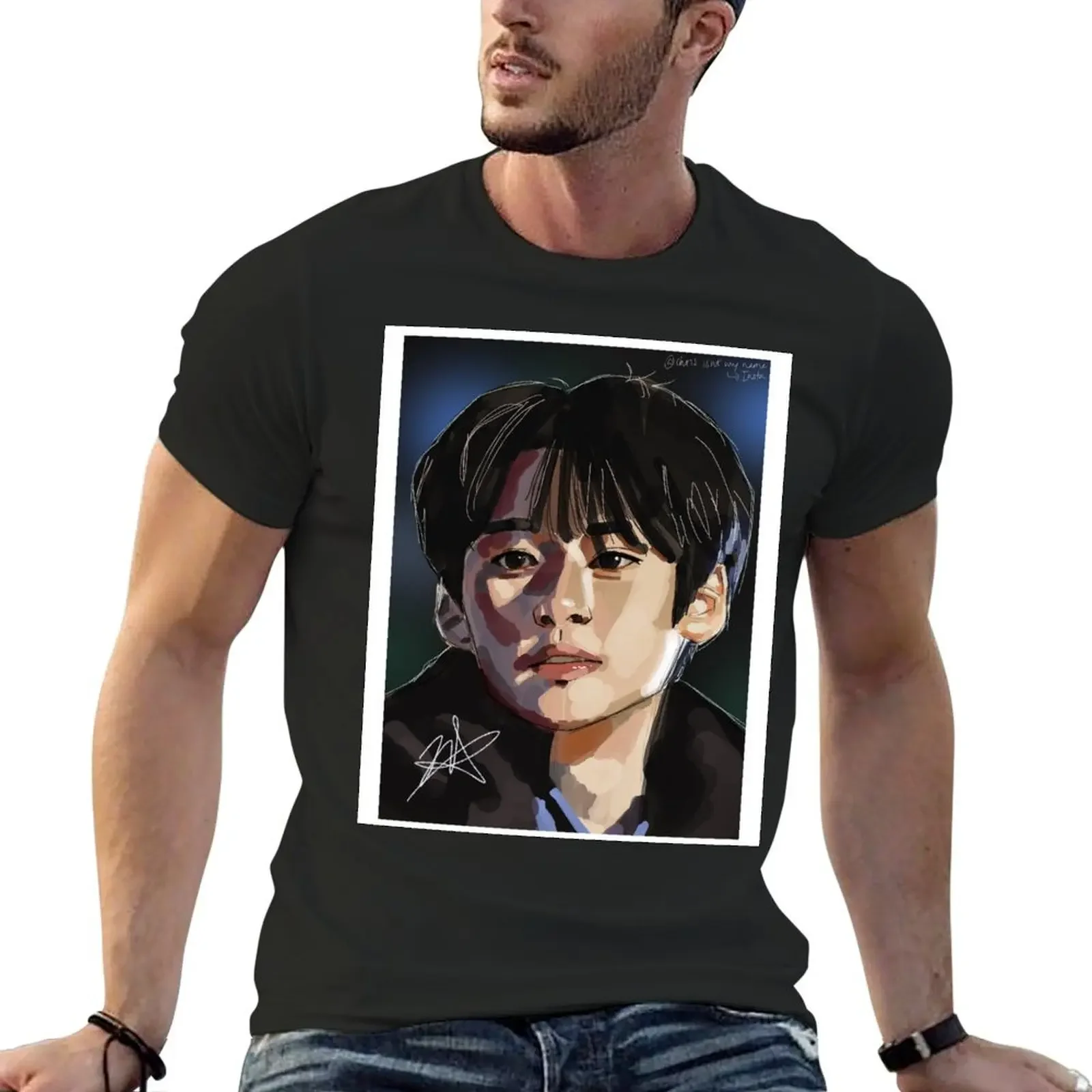 

Lee Know Graphic T-Shirt shirts graphic tees customs plain oversized mens champion t shirts