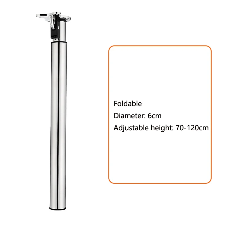 Vouwbalk Voetsteun Kolom 70-120/45-71/55-85Cm Verstelbare Telescopische Tafelsteun Tafelsteun Hardware Beer 120Kg