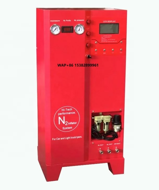 

Автоматический насос для подкачки шин Huandyn D100A с генератором азота высокой чистоты, металлический корпус, 220В, ЖК-дисплей, сертификат CE