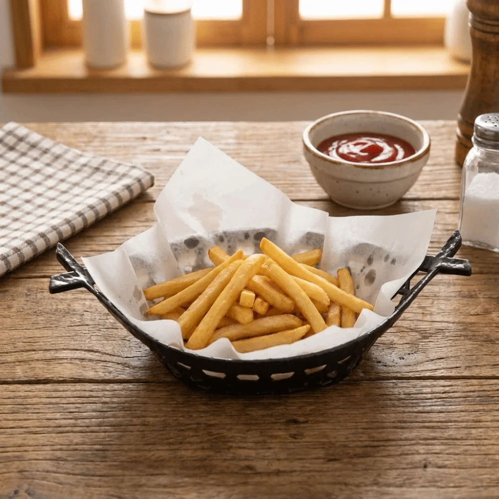 Lightweight Japanese-Style Plastic Fish-Shaped Basket Stackable Decorative Fried Food Basket Large Capacity Tempura Basket Candy