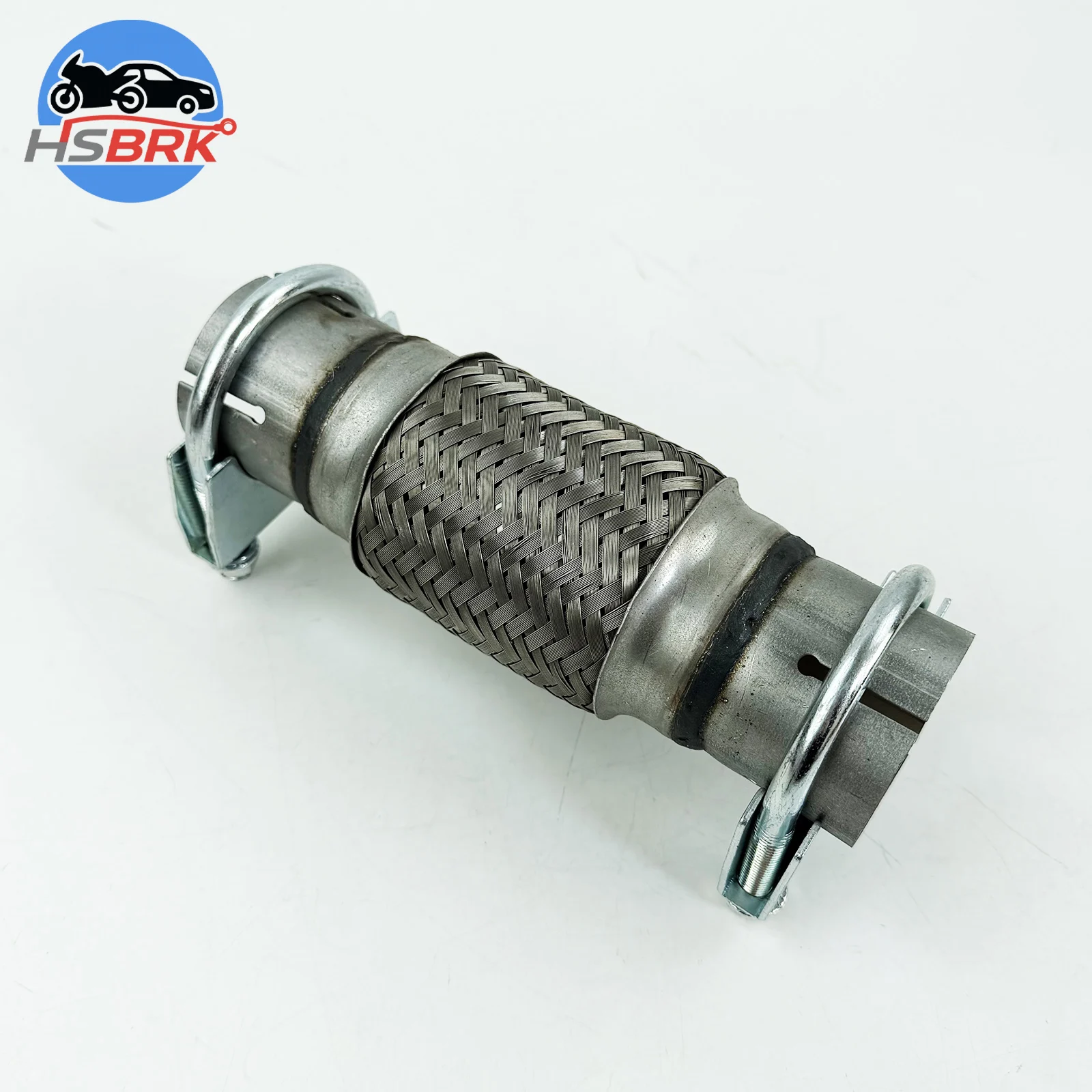ID32-102MM Universal welding stainless steel automotive 304 exhaust hose connection corrugated pipe 2 free assembly fixtures