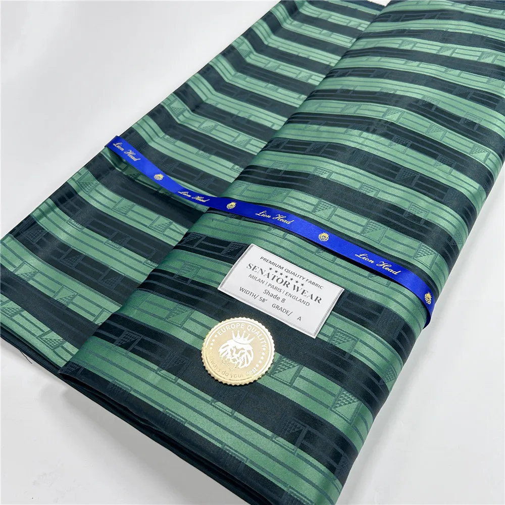 جديد 5 ياردة ملابس السيناتور الأفريقي دعوى الرجال النسيج مادة القطن الناعمة النيجيري TR القماش المواد للرجل الملابس الخياطة 15A35