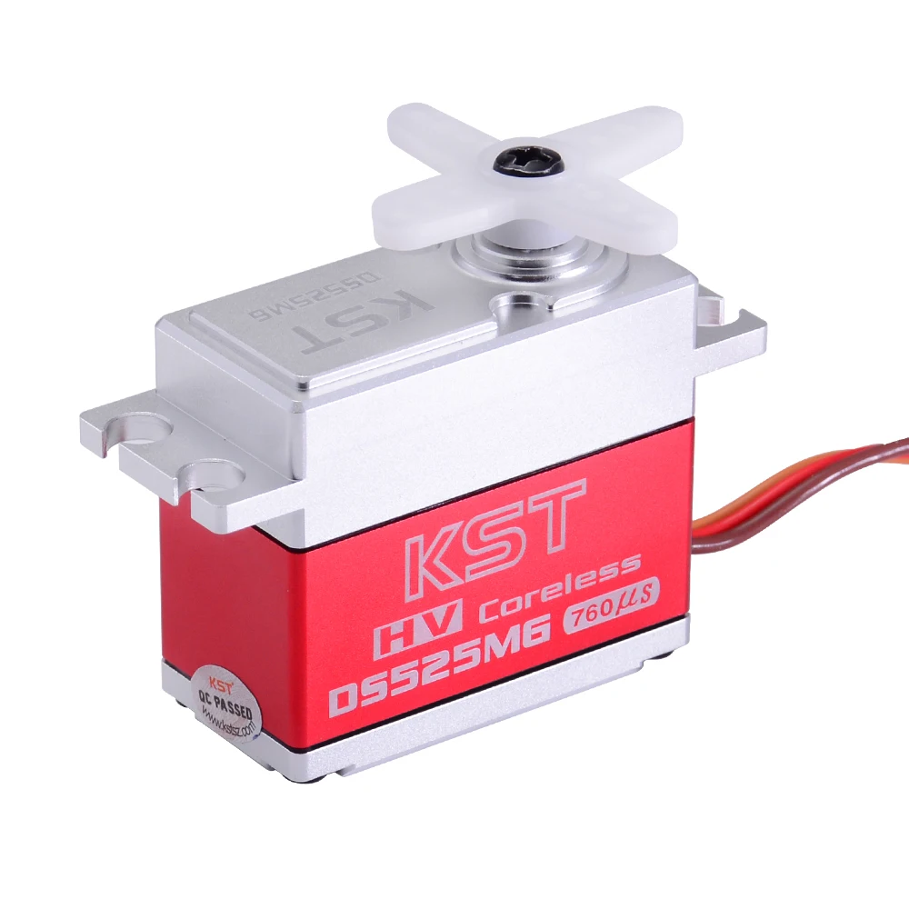 KST DS525MG 8,4V 7,5kg 0,04sek HV Digitaler Metallgetriebe-Kernlos-Servomotor – Detail 6