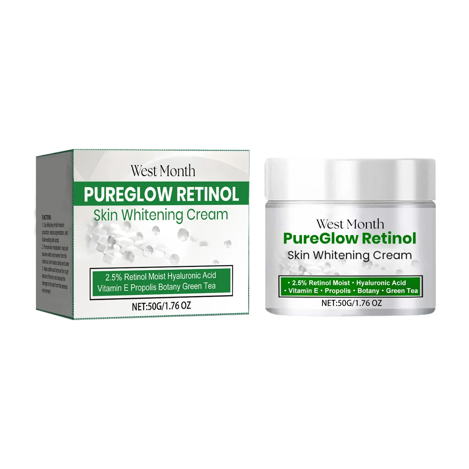 Retinol Moisturizer: Improve The Dullness of The Skin Lighten The Complexion Moisturize and Nourish Skin Enhance Skin Elasticity