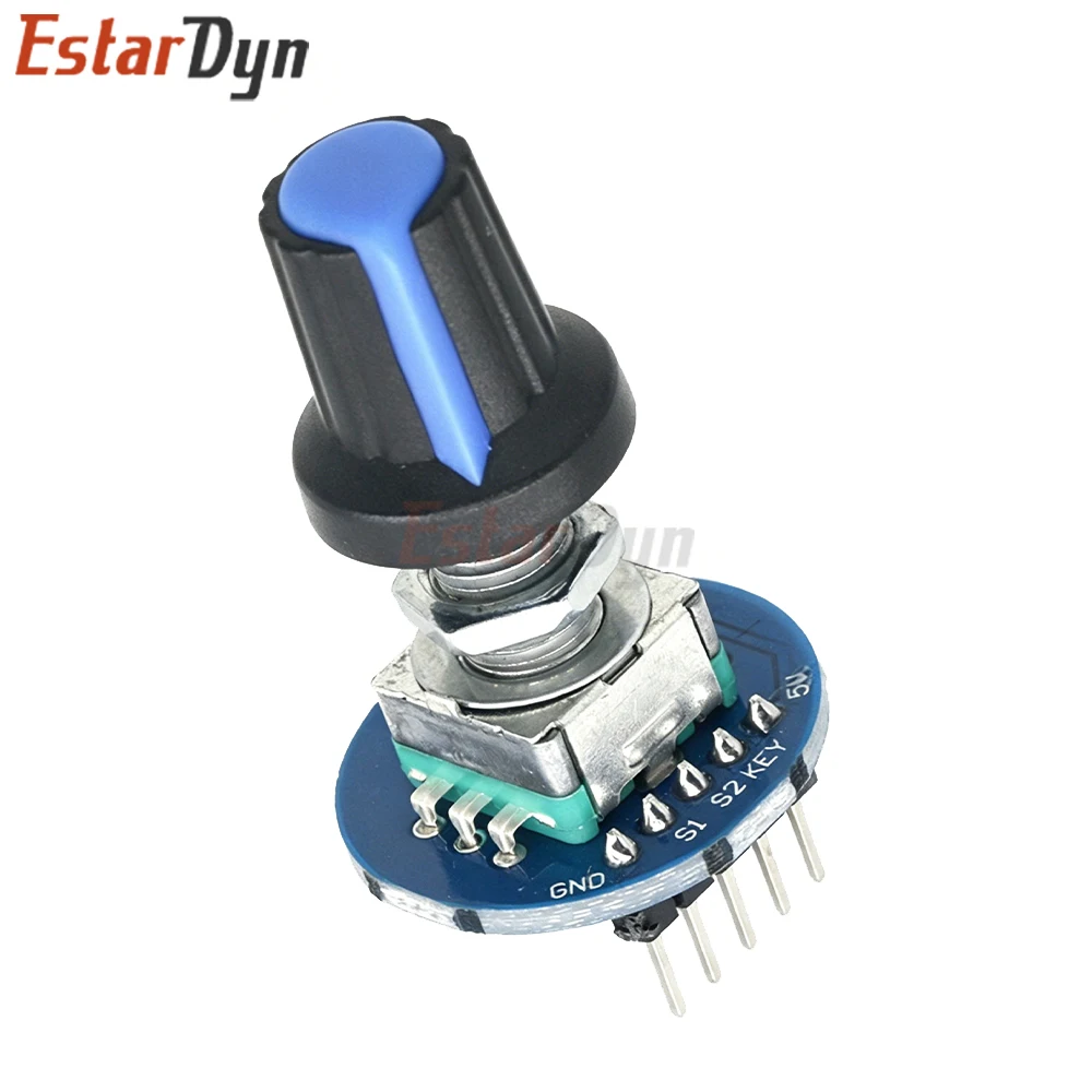 Estardyn Rotary Encoder Module Brick Sensor Development Round Audio Rotating Potentiometer Knob Cap EC11