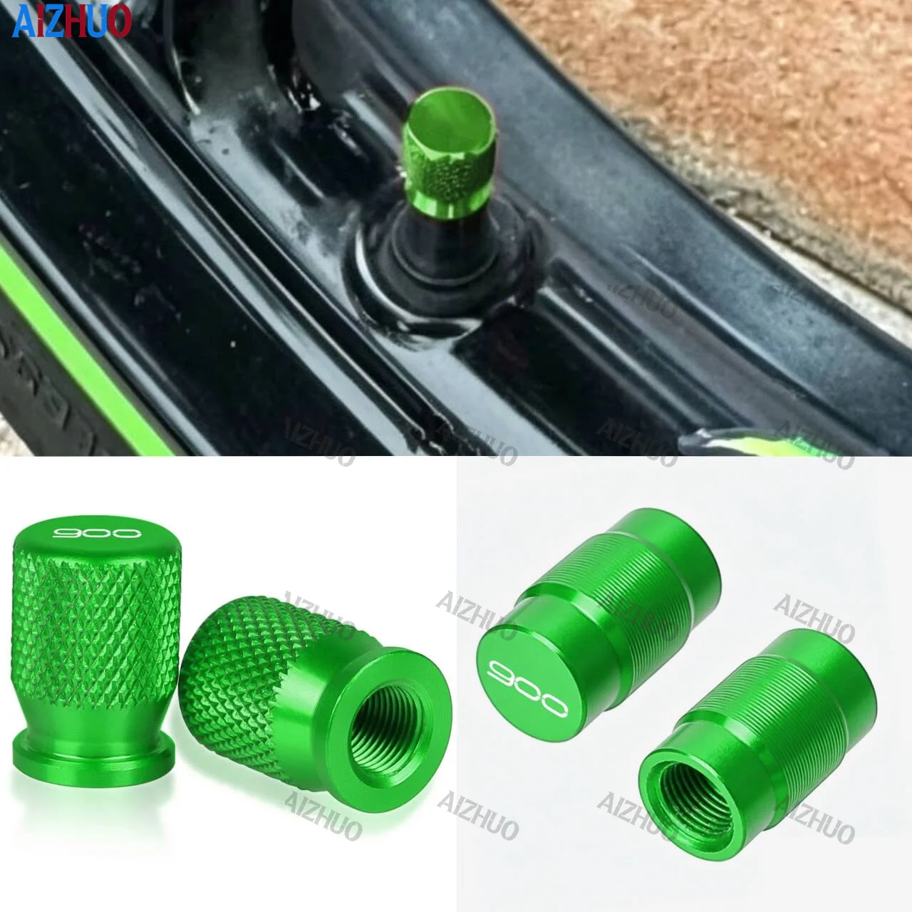 

For Kawasaki Z 900 RS/SE Z900RS Z 900 RS Z 900 SE 2017-2024 2025 2026 Motorcycle Tire Valve Caps Wheel Tyre Cover Aluminum Alloy