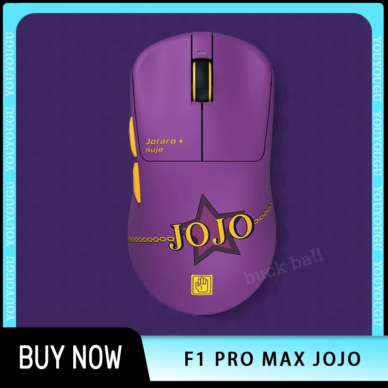 Беспроводная мышь Vgn F1 Pro Max Jojo Paw3395 4k Hub, легкая и длинная мышь, выносливость, офисная игровая мышь, аксессуар на заказ, мышь