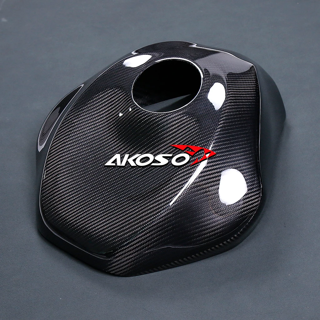 100% Full Dry 3K Carbon Fiber Motorcycle Tank Cover Fairings Kit 2019 2020 2021 2022 2023 2024 For Kawasaki ZX6R