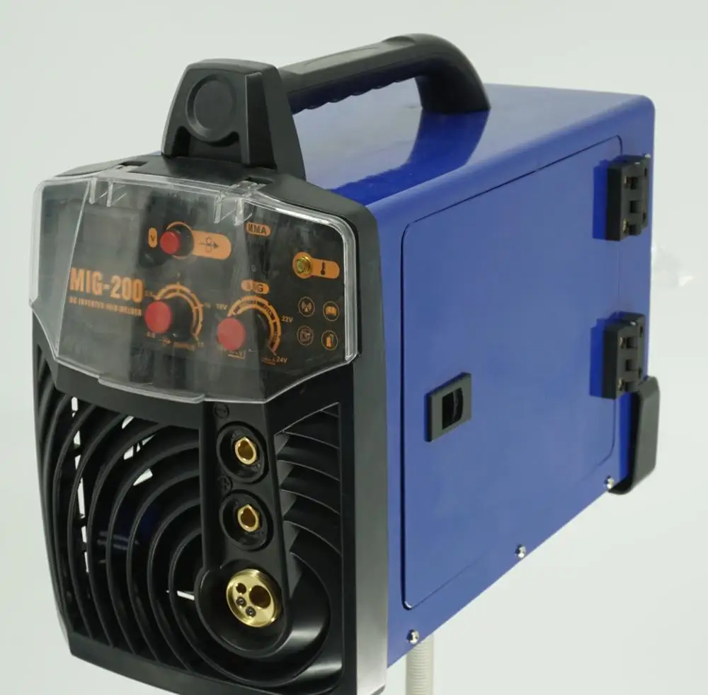 Máquina de soldar automática MIG-250PI, inversor Mig/Mag, antorcha Mig + soporte para electrodo + pinza de tierra 15-20l/min 60