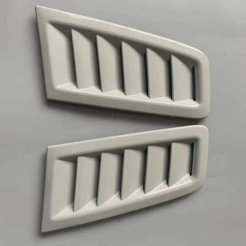 

For Car Exterior Parts for 2Pcs RS MK2 Style Car Front Vent Hood Vents Universal Bonnet Air Vents Engine Hood