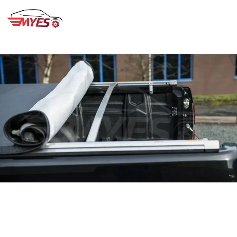 Pickup Accessories Custom Canopy Soft Vinyl Roll Up Truck Bed Tonneau Cover For Dodge Ram 1500