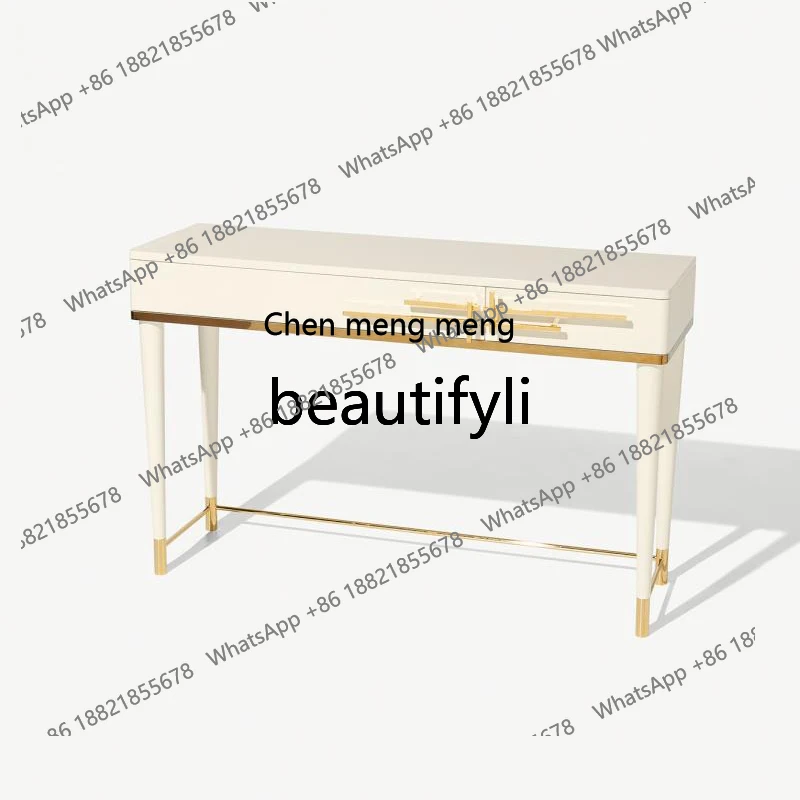 Italian makeup table storage cabinet integrated household bedroom model room dresser modern simple tableH