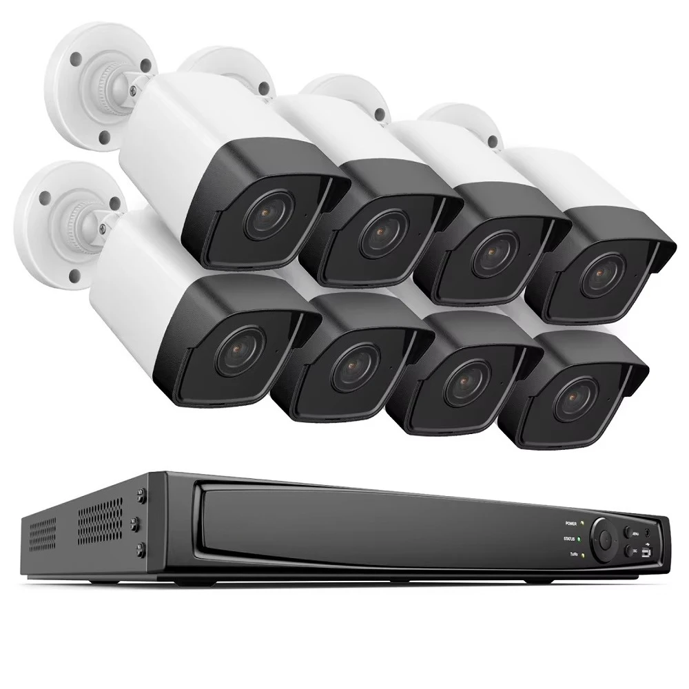 

8MP 16 CH PoE NVR Kit Built-in 6TB EXIR 2.0 Night Vision Video System 8pcs Home IP System