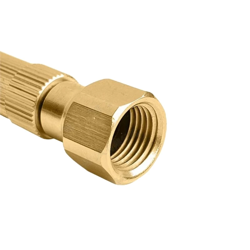 Brass Air Inflator Adapter, 1/4NPT Tire Inflator Connector for Auto Air Compressors/Pump, Air Hoses Air Chuck DropShipping