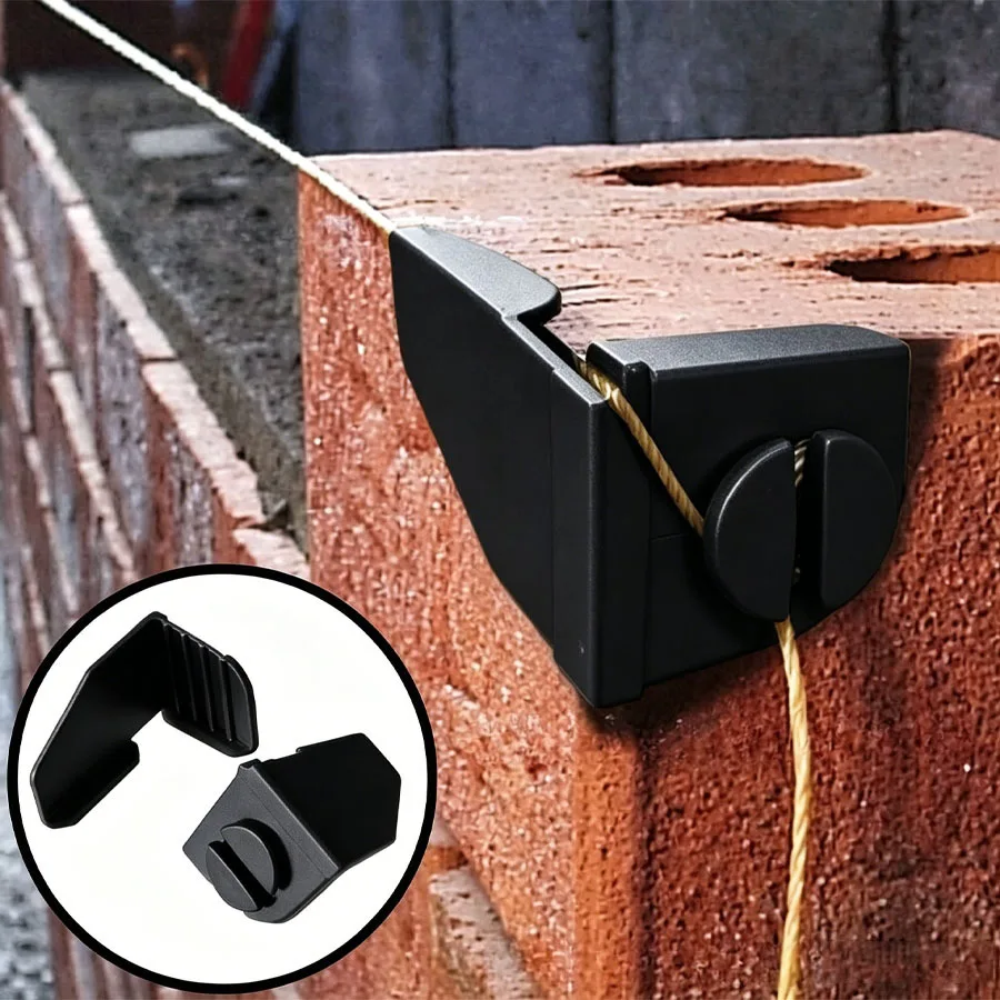 4pcs Construction Accessories: Wire Anchor Angle Bracket, Plastic Brickworker Tool, Wire Fixation in Bricks