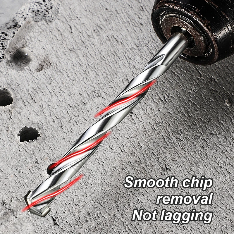 建設ドリルビット 5 個セット、木工ドリルビット木工リーミングコンクリートレンガ電動工具 4/5/6/8/10 ミリメートル