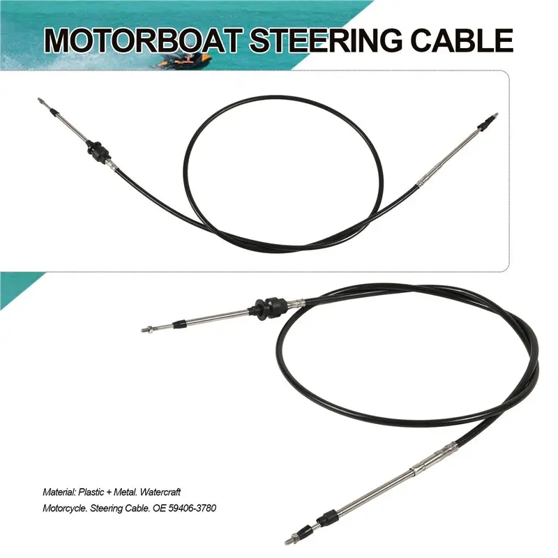 Jet Ski Steering Cable 277001580 277000843 277001474 Fits For Sea-Doo GTI GTS RXP RXP-X Wake 130 155 215 255 2005-2011 view 5