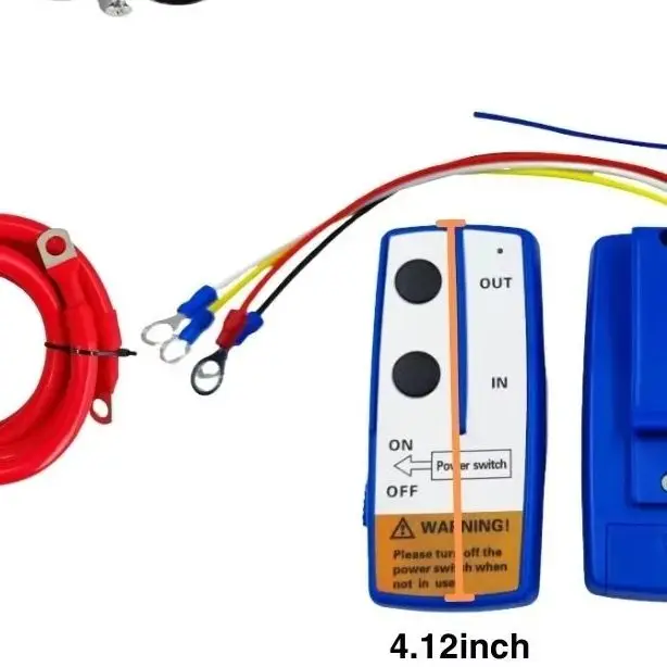 500A 12V Winch Solenoid Relay Kit With Control Box And Wireless Remote For ATV UTV Off Road Heavy Duty Electrical Switch