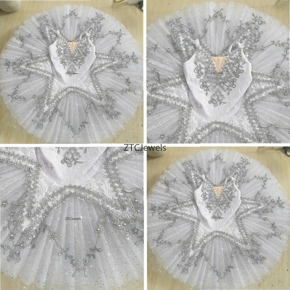 

Костюм-пачка для балета «Белый лебедь» с пайетками для детей и взрослых, для косплея, сценических выступлений и танцев