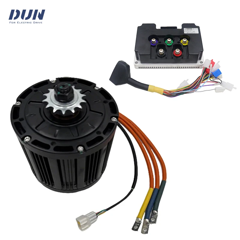 

QS138 4KW 90H 72V peak 13KW Mid-Drive Motor with ND72680 Controller For Dirtbike Moped