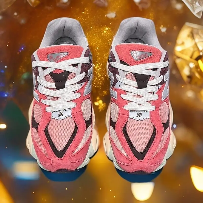 

Couple’s Unisex 9060 Retro Running Shoes, Warm for Fall & Winter, Breathable Suede Mesh versatile