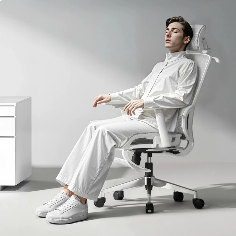 Ergonomic Lift Office Chair With Lumbar Support Household Gaming Esports Chair Household Armrest