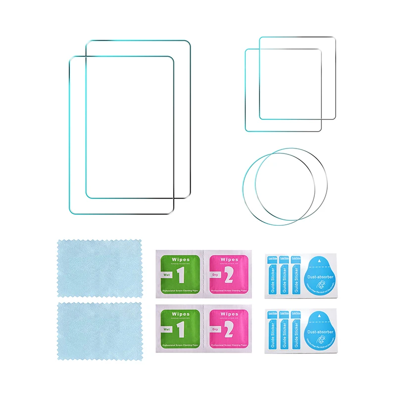 6pcs Screen Protector Compatible For Dji Action 3 Main Screen Front Screen Lens Explosion-proof Tempered Glass Film Accessories