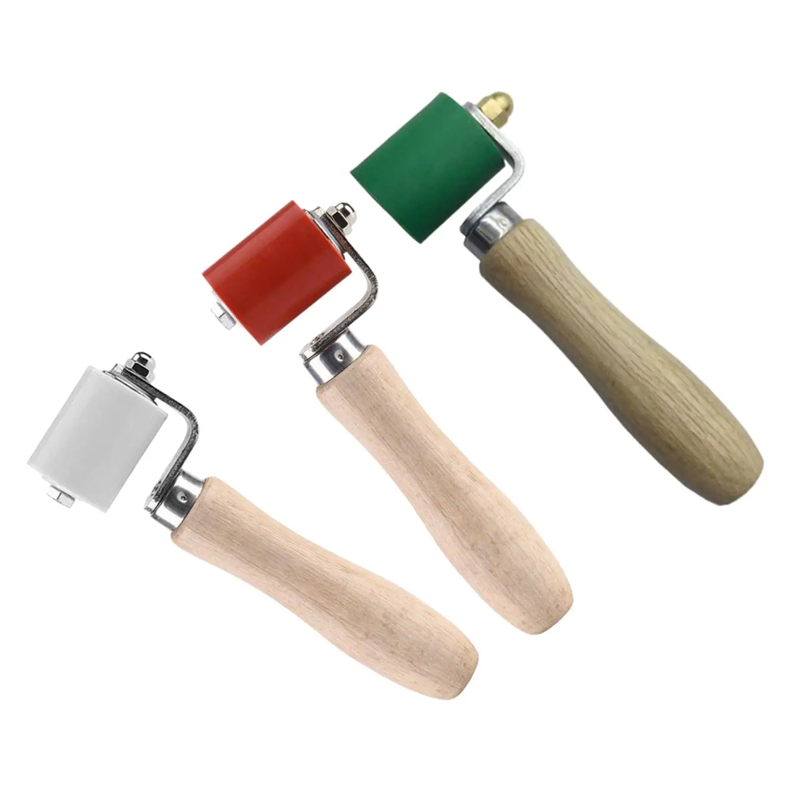 

40mm Silicone Pressure Roller Wooden Handle for Tarpaulin Welding PVC Welding