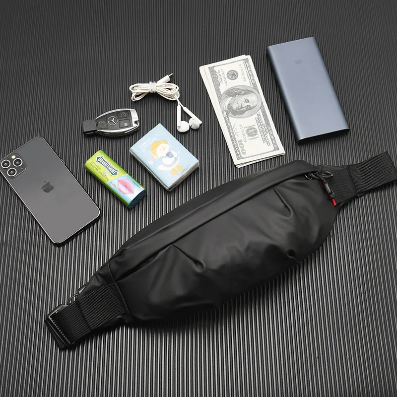 Outdoor Sports Waist Bag, Fashionable Running, Waterproof Mobile Phone Waist Bag, Fitness and Leisure Crossbody Bag, Cashier Bag