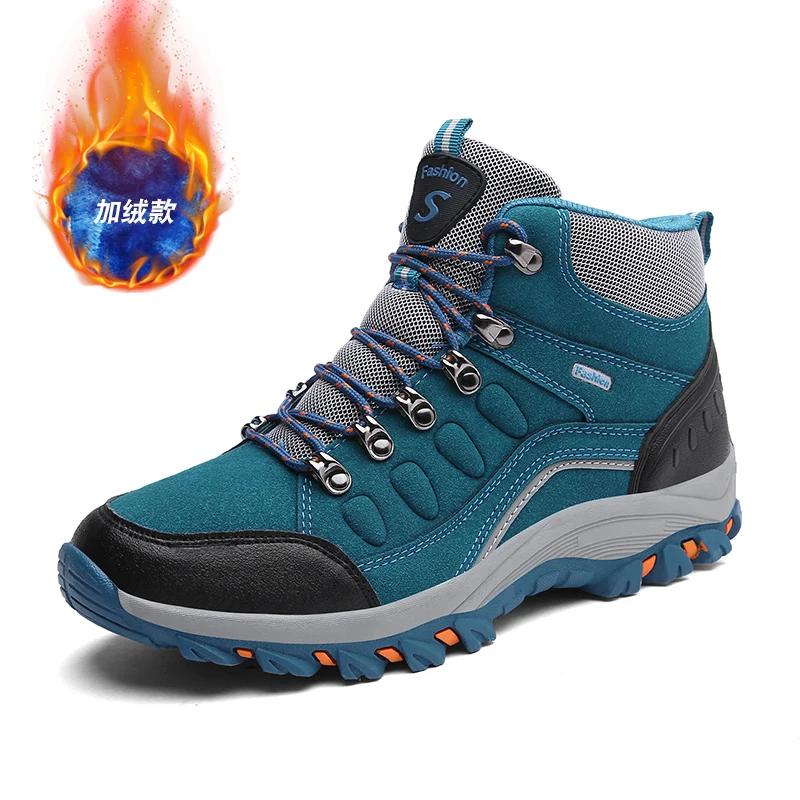 

​ Мужские зимние зимние туфли, рождественское праздничное издание, толстая подкладка из овчины, противоскользящая тяга, модно для прогулок ​